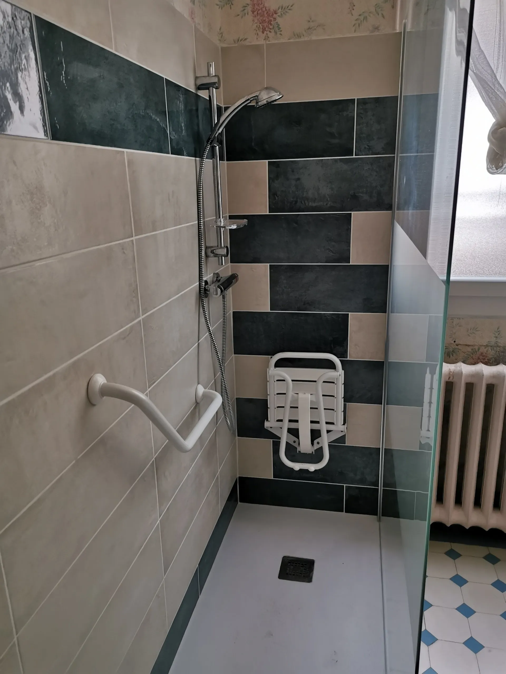 Douche adapté PMR